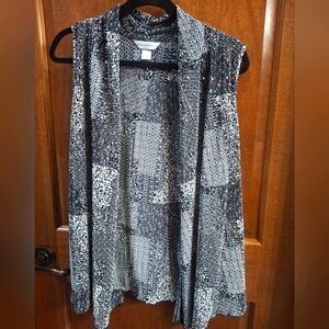 Christopher & Banks sparkle vest large
